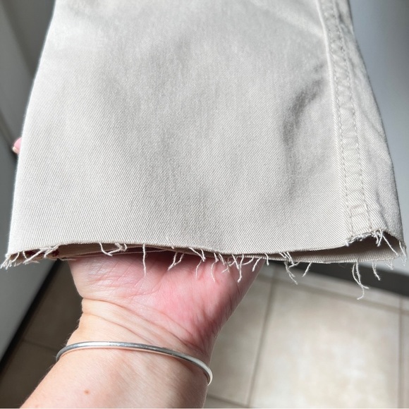 Anthropologie Velvet by Graham & Spencer Khaki Side Stripe Pant NWT - Picture 7 of 14